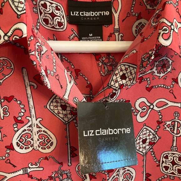 NWT Liz Claiborne Blouse - Picture 2 of 7